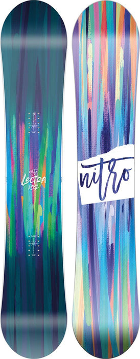Nitro Lectra Brush Women's Snowboard 152 cm with Nitro Rythm Bindings New 2025