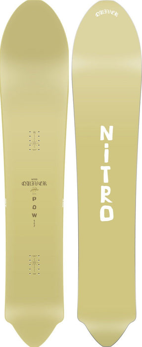 Nitro Pow Unisex Adult's Snowboard 157 cm Tapered Pintail Powder New 2025