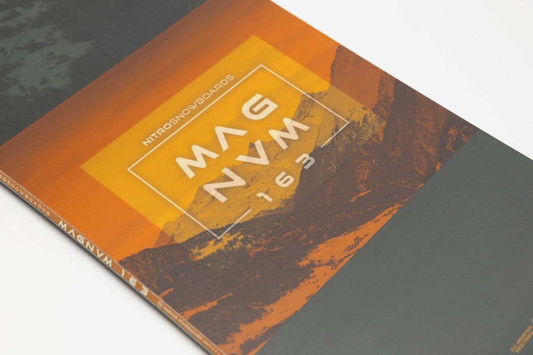 Nitro Magnum Mens Snowboard 163 cm, All Mountain Directional, New 2026