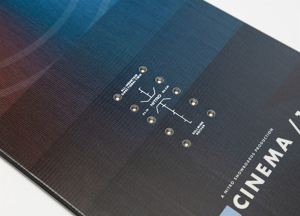 Nitro Cinema Men's Snowboard 152 cm Directional Twin Gullwing New 2026