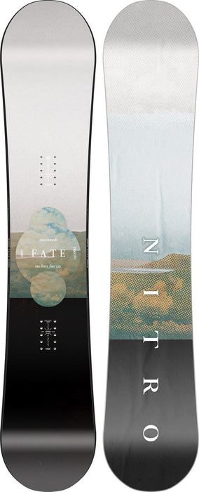 Nitro Fate Women's Snowboard 144 cm Camber-Out Directional Twin New 2025