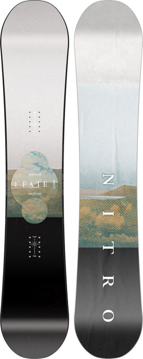 Nitro Fate Women's Snowboard 150 cm Camber-Out Directional Twin New 2025