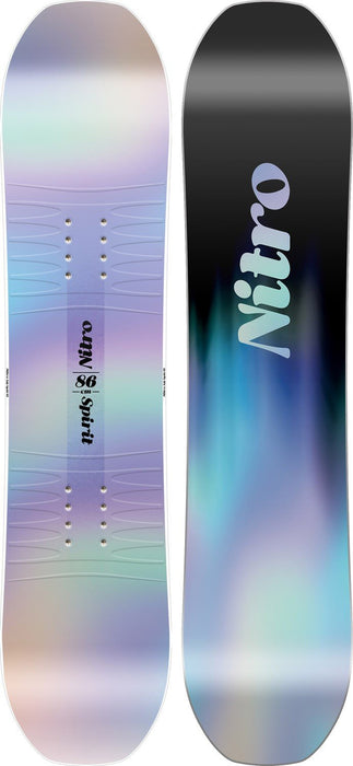 Nitro Spirit Girls Snowboard 86 cm with Charger Micro Bindings XS White New 2026