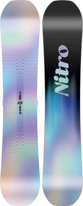 Nitro Spirit Girls Snowboard 126 cm with Mini Charger Bindings Black New 2025