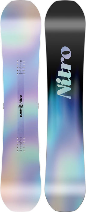 Nitro Spirit Girls Youth Snowboard 132 cm with Small White Talent Bindings 2026