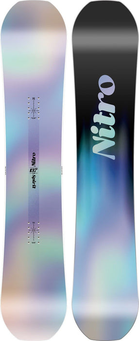 Nitro Spirit Girls Youth Snowboard 137 cm with Small White Talent Bindings 2026