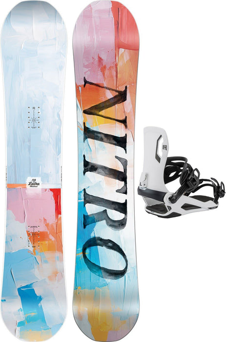 Nitro Lectra Abstract Women's Snowboard 146 cm with Talent Bindings New 2027