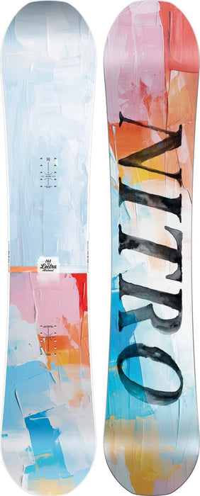 Nitro Lectra Abstract Women's Snowboard 142 cm with Talent Bindings and Bag 2026