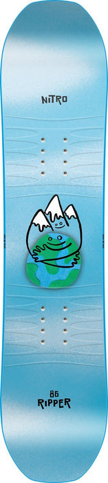 Nitro Ripper Boys Snowboard 86 cm with Charger Micro Bindings XS Black New 2026