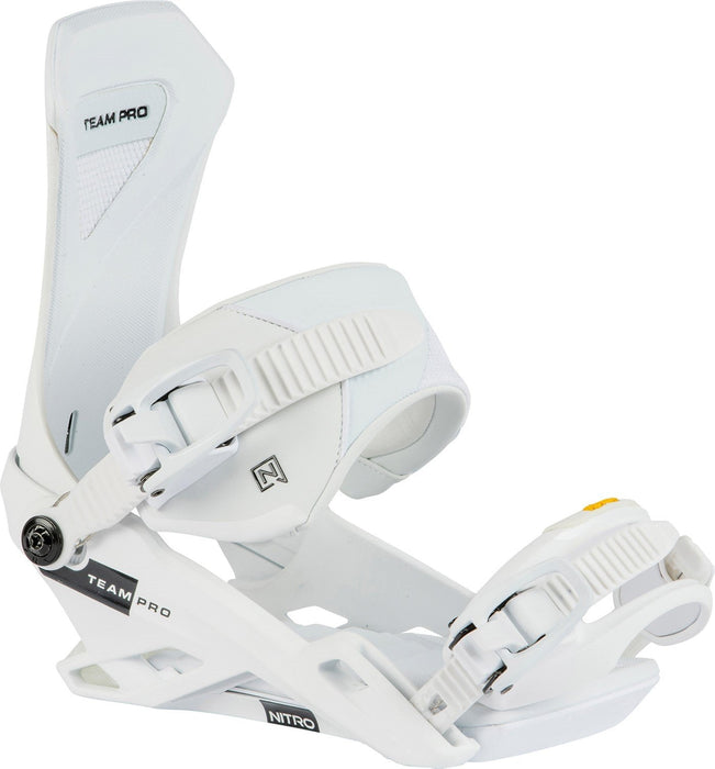 Nitro Team Pro Snowboard Bindings Medium (US Men's 7-10.5) White New 2024