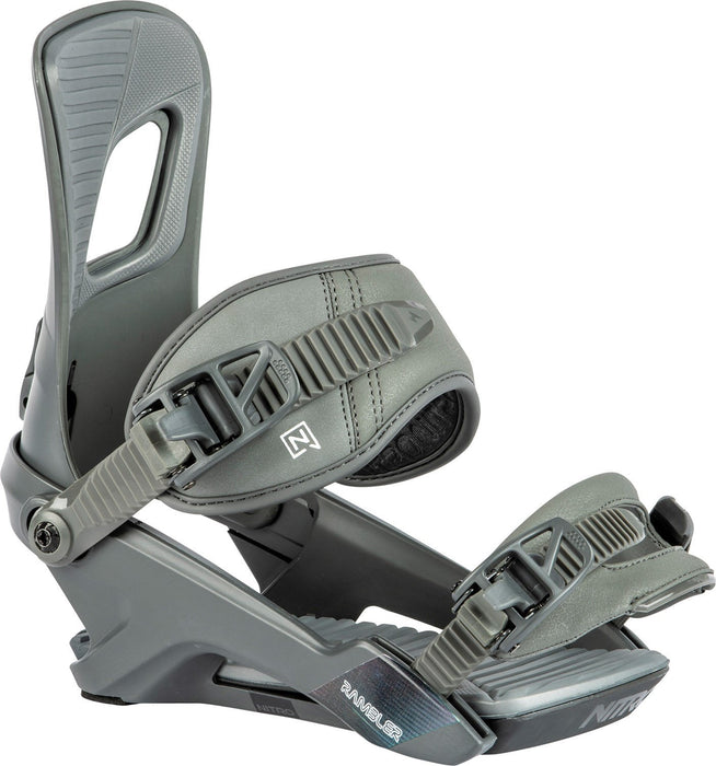 Nitro Rambler Snowboard Bindings Men's Large (US 11-14) Grey New 2024