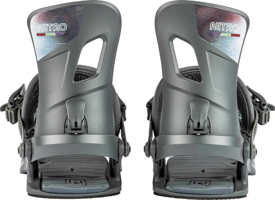 Nitro Rambler Snowboard Bindings Men's Large (US 11-14) Grey New 2024