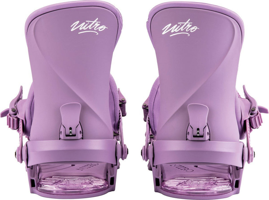 Nitro Ivy Snowboard Bindings Women's Small/Medium (US 5.5-10.5) Lavender 2023