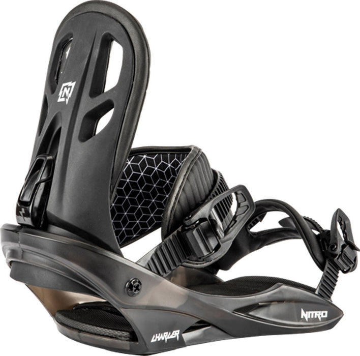 Nitro Charger Youth Snowboard Bindings Medium Black US 7 - 10.5 New 2023