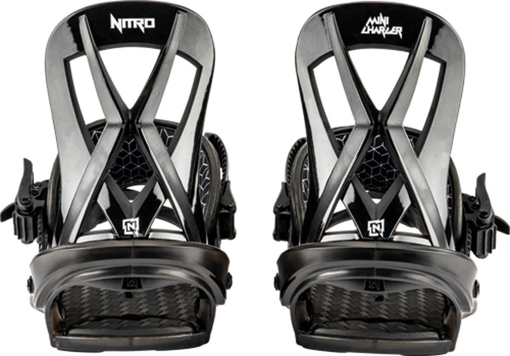 Nitro Ripper Boys Snowboard 116 cm with Mini Charger Bindings S/M Black New 2025