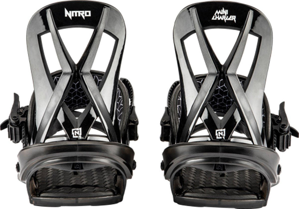 Nitro Ripper Boys Snowboard 126 cm with Mini Charger Bindings S/M Black New