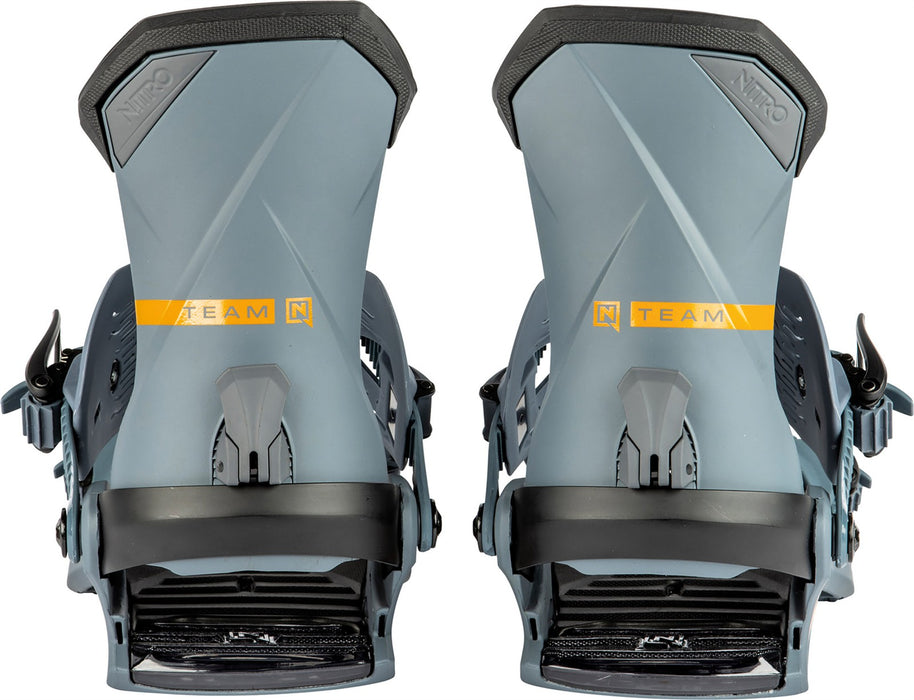 Nitro Team Snowboard Bindings Large (US Men's 11-14) Gunmetal New 2024