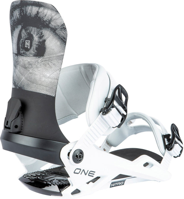 Nitro One Snowboard Bindings Mens Medium (US 7-10.5) EyeSeeYou New 2024