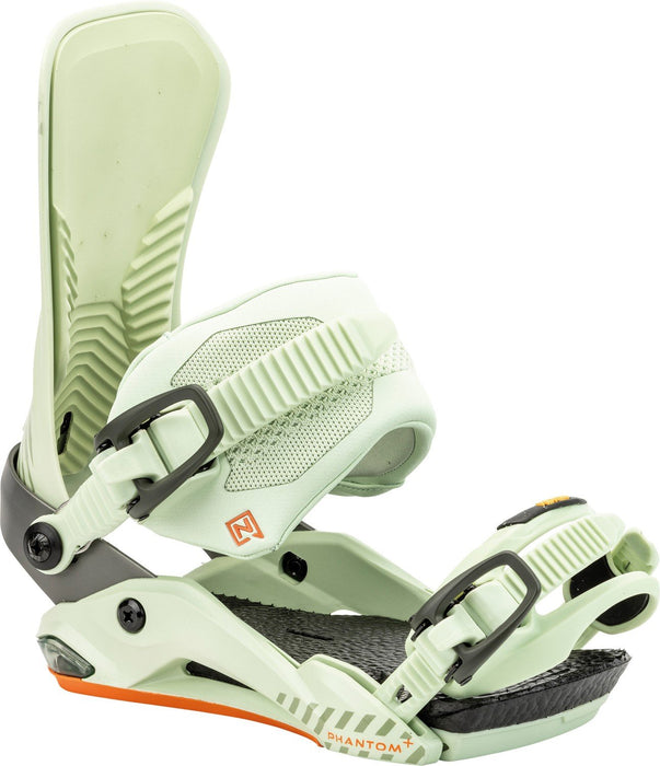 Nitro Phantom+ Snowboard Bindings Men's Medium (US 7-10.5) Soft Lime New 2025