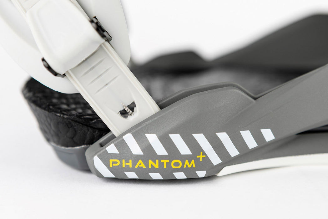 Nitro Phantom+ Snowboard Bindings Men's Large (US 11-14) Tech Grey New 2026