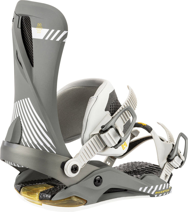 Nitro Phantom+ Snowboard Bindings Men's Large (US 11-14) Tech Grey New 2026
