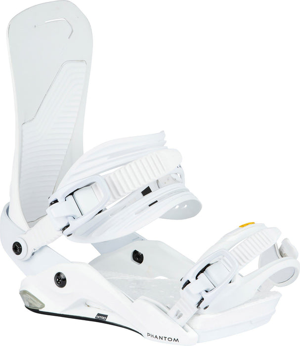 Nitro Phantom Snowboard Bindings Medium (US Men's 7 - 10.5) White New 2024