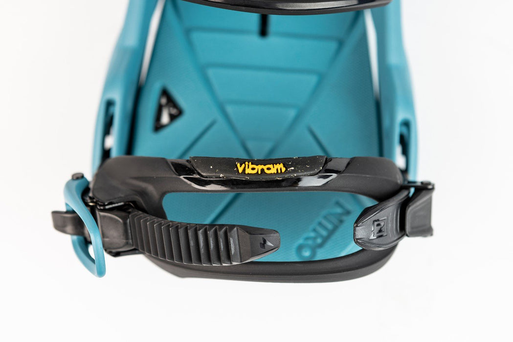 Nitro Team Snowboard Bindings Large (US Men's 11-14) Turquoise New 2025