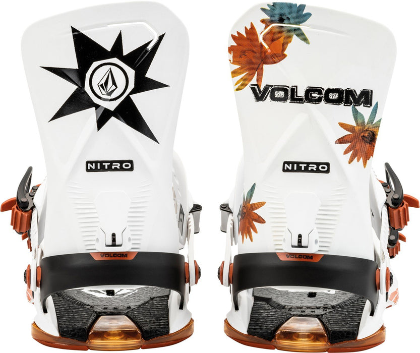 Nitro Phantom Snowboard Bindings Men's Medium (US 7-10.5) X Volcom New 2025