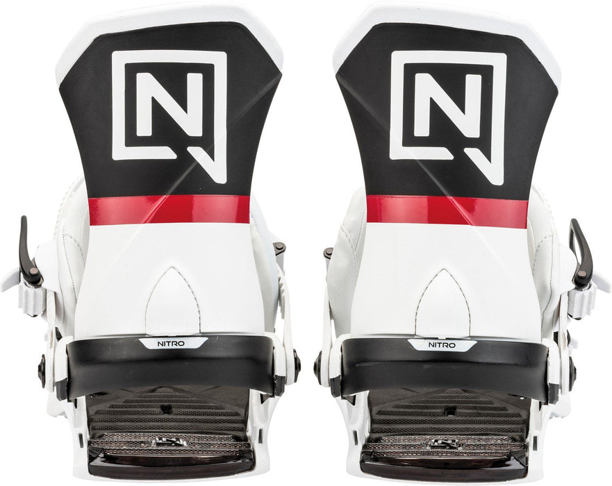 Nitro Team Pro Snowboard Bindings Medium (US Men's 7-10.5) White New 2025