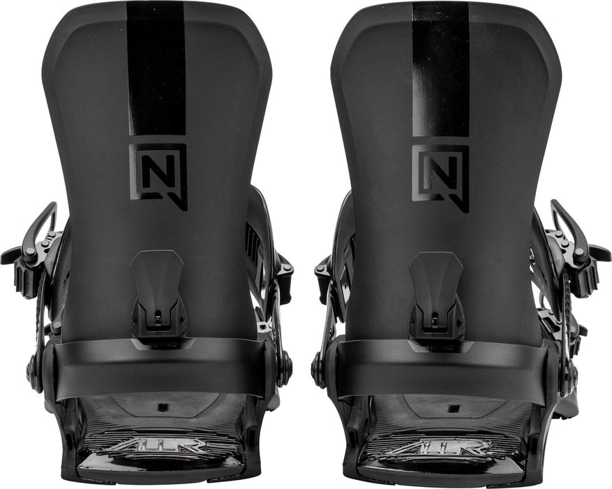 Nitro One Snowboard Bindings Men's Medium (US 7-10.5) Ultra Black New 2025