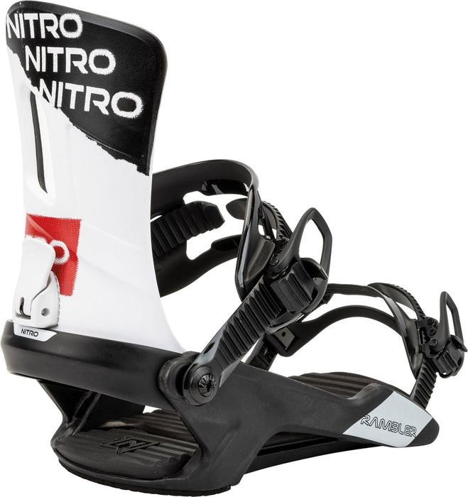 Nitro Rambler Snowboard Bindings Men's Medium (US 7-10.5) Raw New 2025