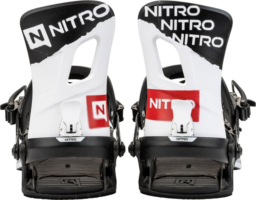 Nitro Rambler Snowboard Bindings Men's Medium (US 7-10.5) Raw New 2025