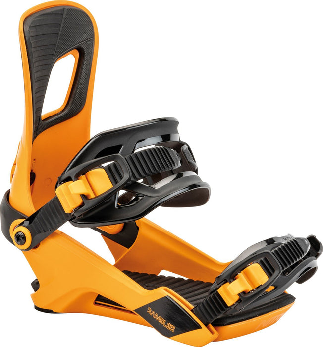 Nitro Rambler Snowboard Bindings Men's Medium (US 7-10.5) Orange New 2025