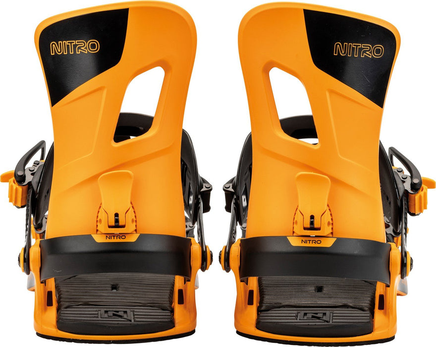 Nitro Rambler Snowboard Bindings Men's Medium (US 7-10.5) Orange New 2025