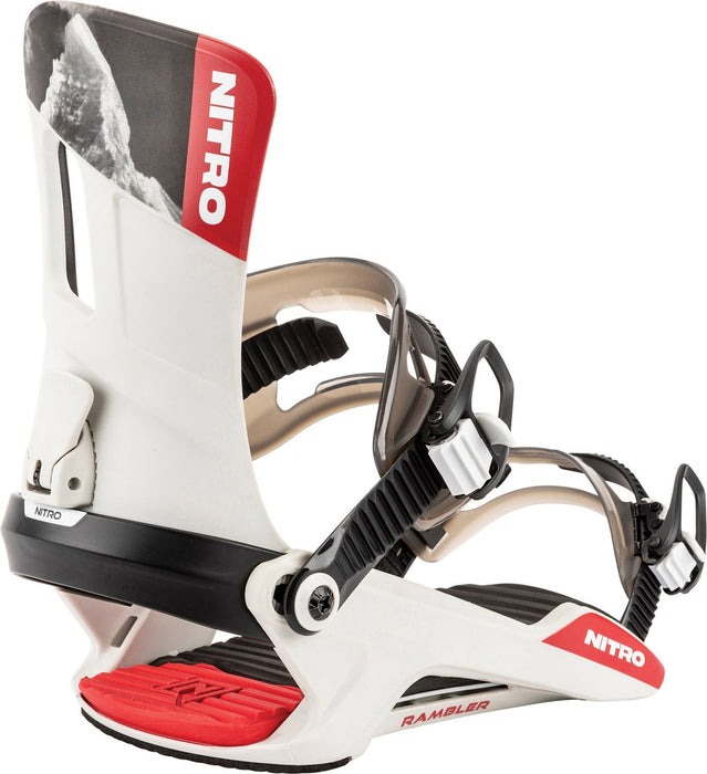 Nitro Rambler Snowboard Bindings Men's Large (US 11-14) Raw New 2026
