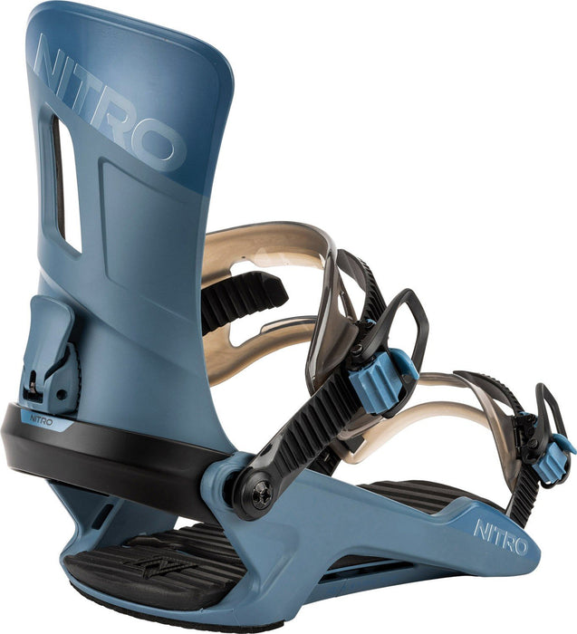 Nitro Rambler Snowboard Bindings Men's Large (US 11-14) Blue New 2026
