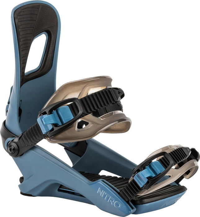 Nitro Rambler Snowboard Bindings Men's Large (US 11-14) Blue New 2026