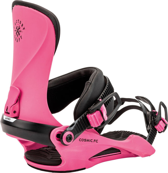 Nitro Cosmic Snowboard Bindings Women's Small Medium (US 5.5-10.5) Factory Craft