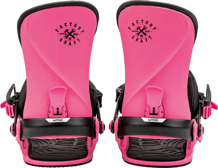 Nitro Cosmic Snowboard Bindings Women's Small Medium (US 5.5-10.5) Factory Craft