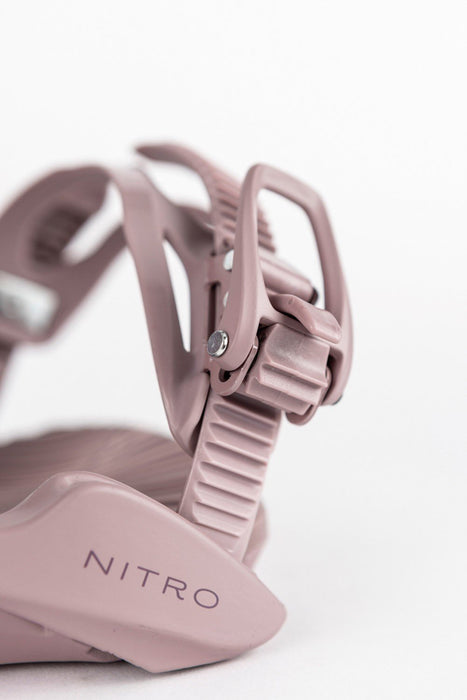 Nitro Cosmic Snowboard Bindings Women's Small / Medium (US 5.5-10.5) Rose 2026