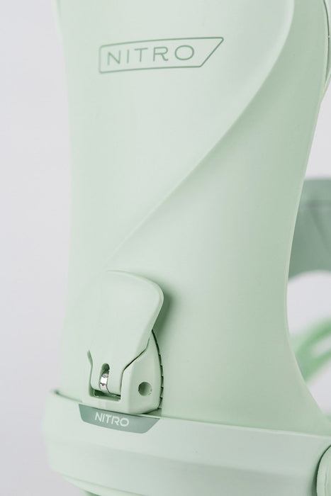 Nitro Cosmic Snowboard Bindings Women's Small / Medium (US 5.5-10.5) Mint 2026