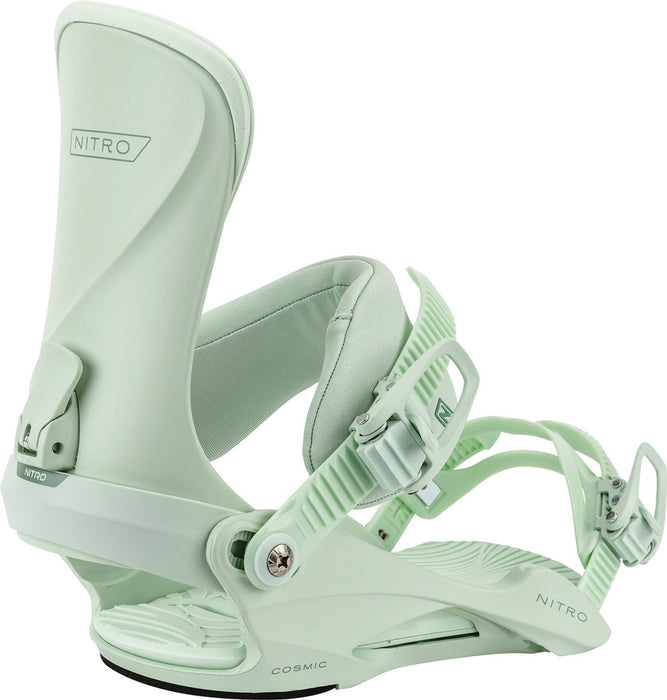Nitro Cosmic Snowboard Bindings Women's Small / Medium (US 5.5-10.5) Mint 2026