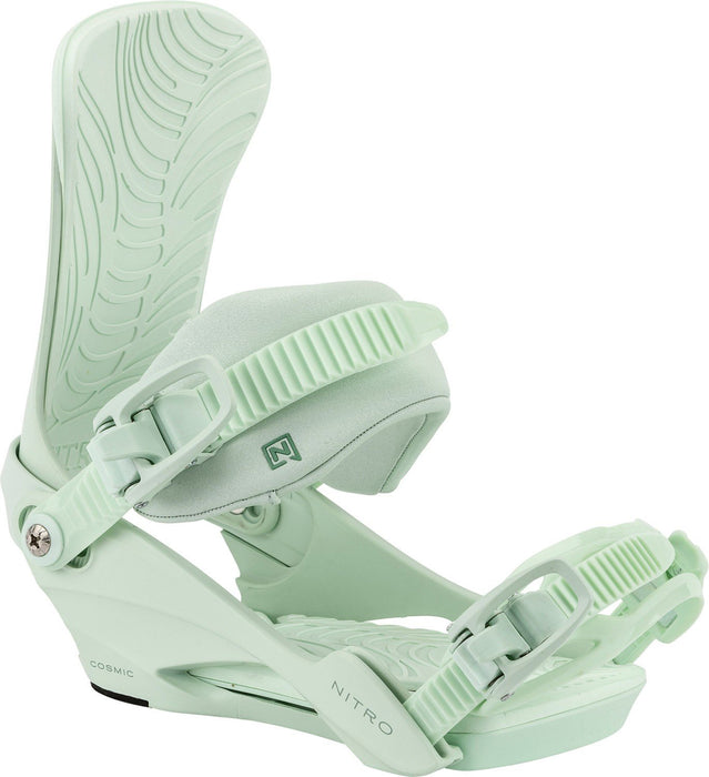 Nitro Cosmic Snowboard Bindings Women's Small / Medium (US 5.5-10.5) Mint 2026