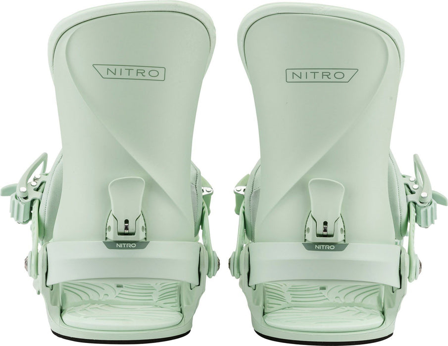 Nitro Cosmic Snowboard Bindings Women's Small / Medium (US 5.5-10.5) Mint 2026