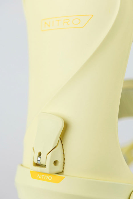 Nitro Cosmic Snowboard Bindings Women's Small / Medium (US 5.5-10.5) Light Lemon