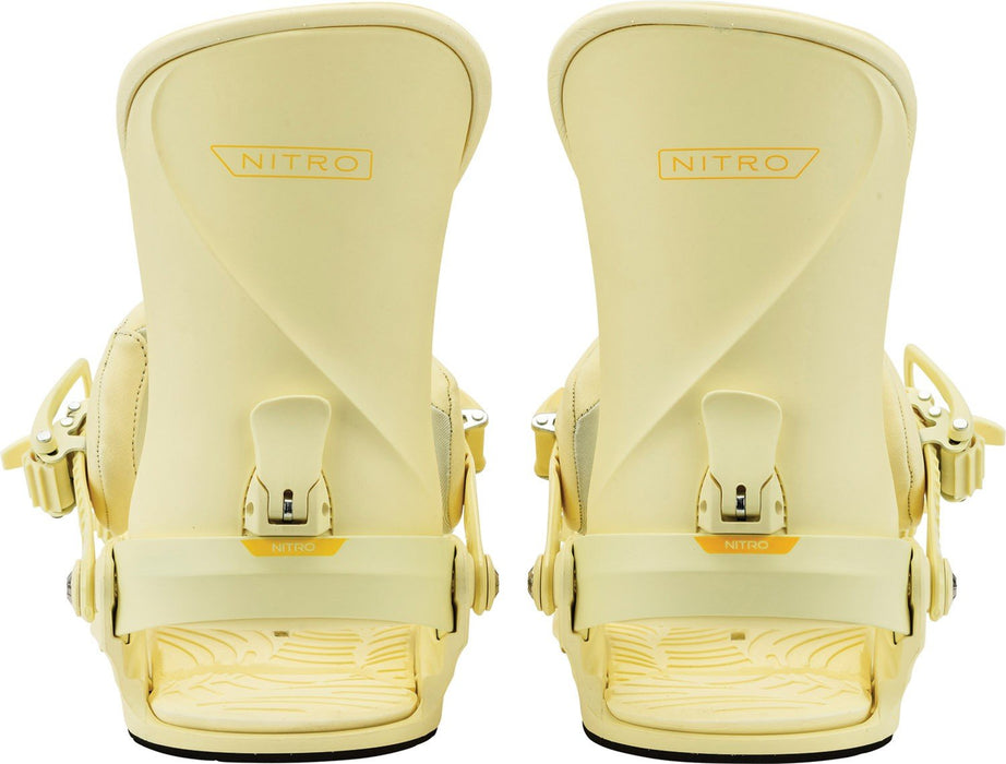 Nitro Cosmic Snowboard Bindings Women's Small / Medium (US 5.5-10.5) Light Lemon