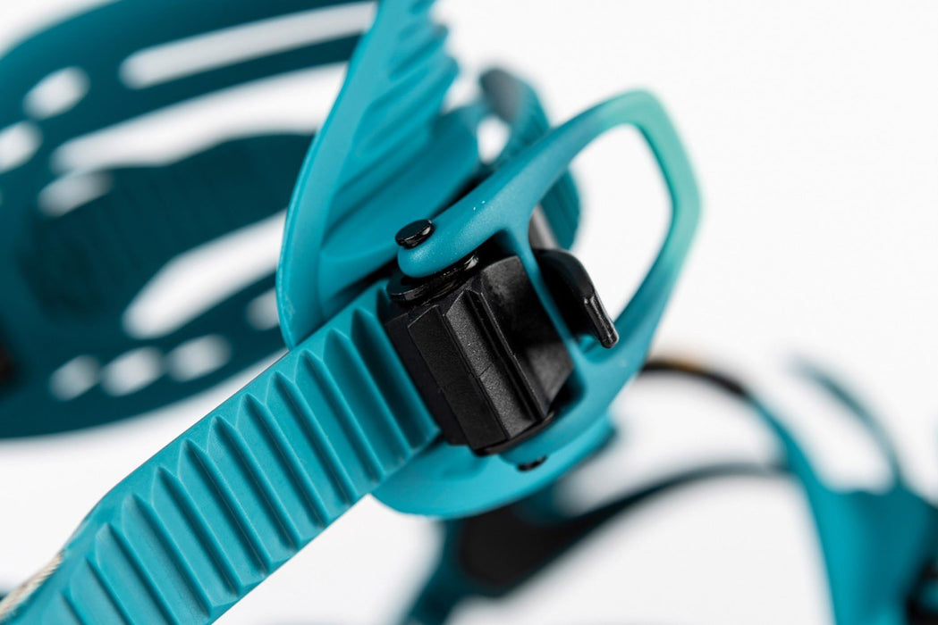 Nitro Phantom Snowboard Bindings Men's Large (US 11-14) Aqua Fade New 2026