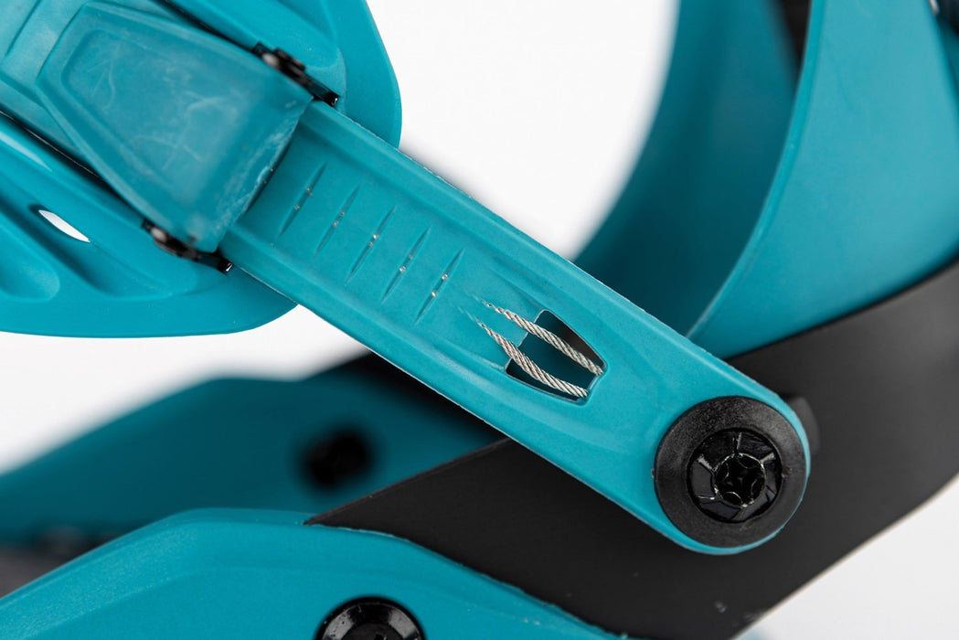 Nitro Phantom Snowboard Bindings Men's Medium (US 7-10.5) Aqua Fade New 2026