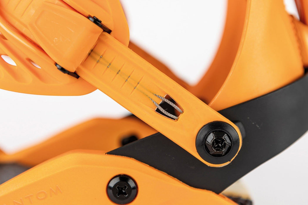 Nitro Phantom Snowboard Bindings Men's Medium (US Men's 7-10.5) Orange Fade 2026