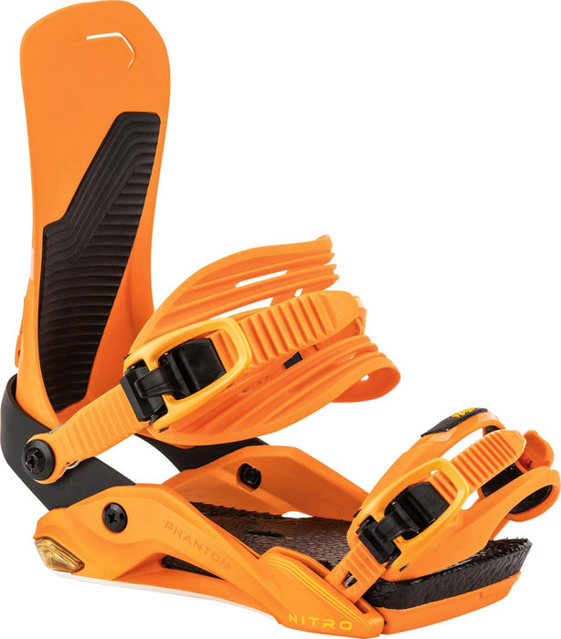 Nitro Phantom Snowboard Bindings Men's Medium (US Men's 7-10.5) Orange Fade 2026